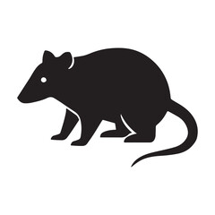 Fototapeta premium Virginia opossum illustration in vector format