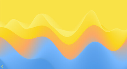 Abstract wavy background. Vector illustration for brochure, poster, presentation, cover, screen, flyer or banner.