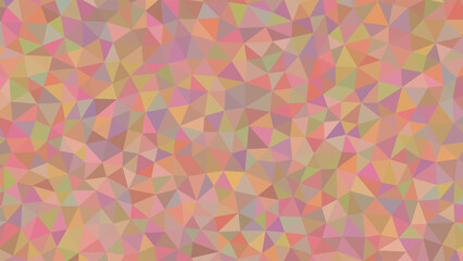 Pastel Kaleidoscope Abstract Geometric Triangles in Muted Hues