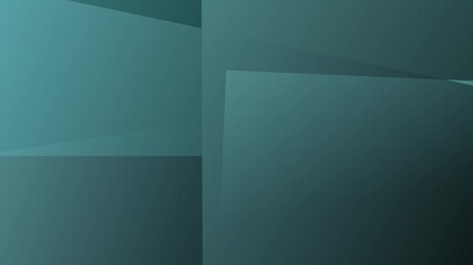 Abstract geometric background with gradient shades of teal and blue, featuring sharp lines and planes