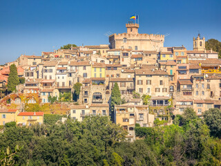Fototapeta premium Haut-de-Cagnes, Cagnes-sur-Mer, South of France