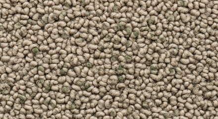 Textured loop pile carpet with green accents