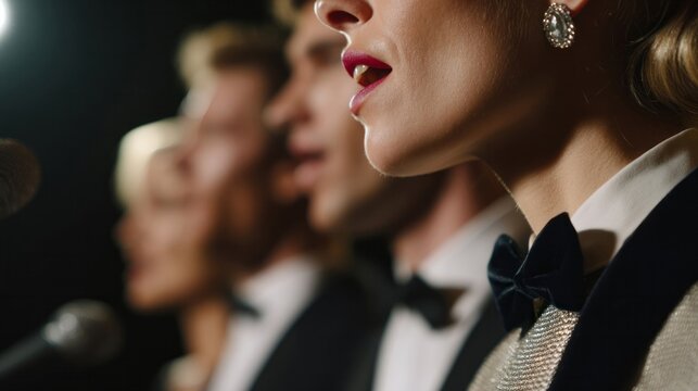 Baroque elegance, poised soprano, and diverse ensemble in harmonic unison; enchanted narratives echo festivity of World Choral Day