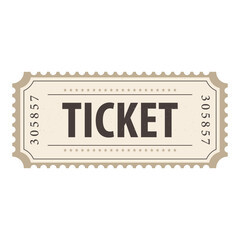 vintage cinema ticket