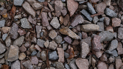 Natural gravel stone texture background