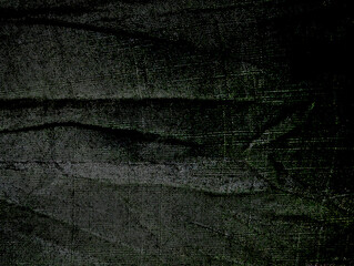 Dark Green Fabric Texture Abstract Background Close Up Shot