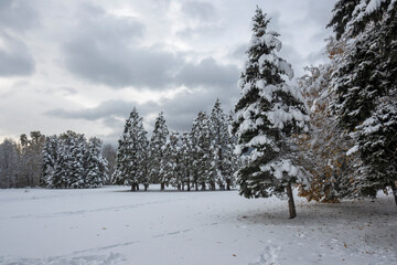 Panorama of South Park in city of Sofia, Bulgaria