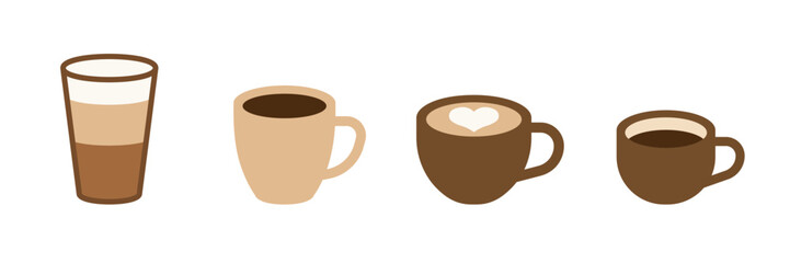 Coffee icon. Coffee cup vector