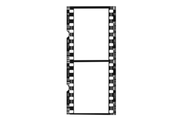 Retro Vertical 35mm Film Frame Template