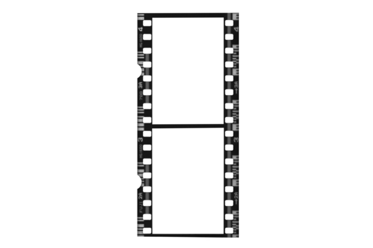 Retro Vertical 35mm Film Frame Template
