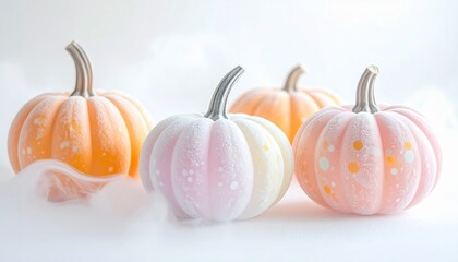 Frozen Polka: Ice Pumpkins as Surreal Art Objects