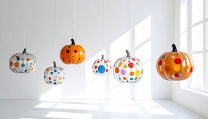 Frozen Polka: Ice Pumpkins as Surreal Art Objects