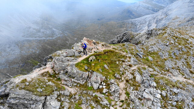 Spidean Coire nan Clach - Beinn Eighe (Munro, 1010m) , Torridon Hills, Wester Ross, Scotland, UK