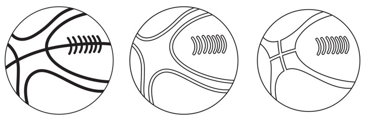 basketball, classic basketball outline, basketball classic, basketball icon set