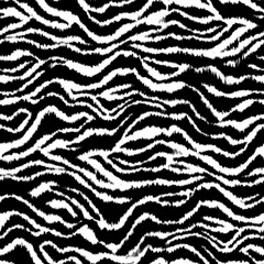 Distressed zebra skin wild animal seamless repeat pattern textile background