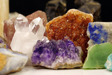 Natural Semi Precious stones and minerals, riches of Earth