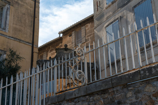 Metal work and Ancient Buidlings in Arles France 