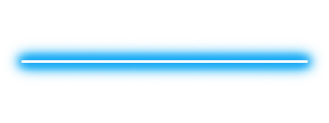 Neon blue glowing line on dark background
