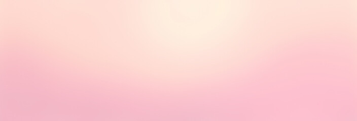 Blurry Soft pastel pink ombre horizontal banner with space for text