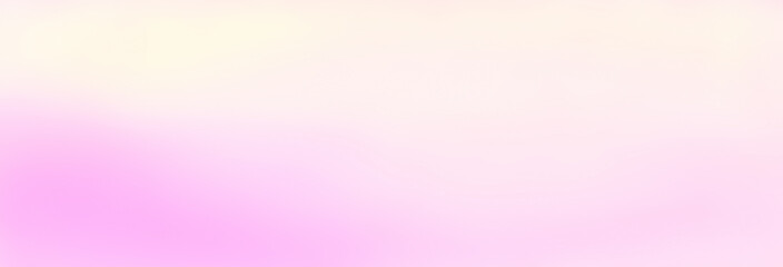 Blurry Soft pastel pink ombre horizontal banner with space for text
