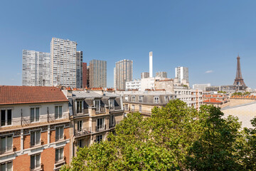vue sur les toits de paris