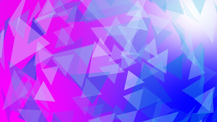 Polygonal Mosaic Background, Geometric Abstract Triangular Illustration	