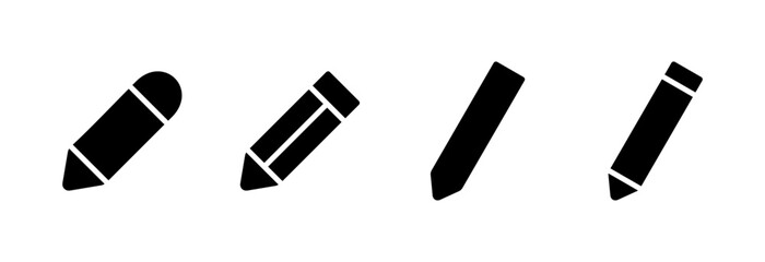 Pencil icon vector illustration. pen sign and symbol. edit icon vector