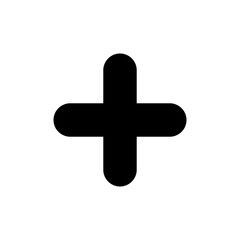 Obraz premium Plus Icon vector for web and mobile app. Add plus sign and symbol