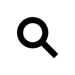 Search icon vector for web and mobile app. search magnifying glass sign and symbol