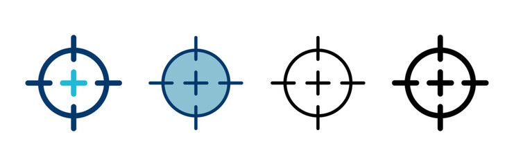 Obraz premium Target icon vector isolated on white background. Target vector icon. goal icon. marketing target. Aim