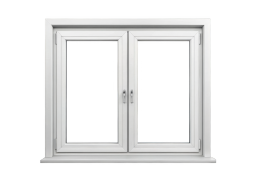 Window open isolated on a transparent background.