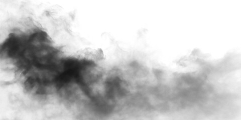 dark fog or smoke effect isolated on transparent white background. Steam explosion special effect. Effective texture of steam, fog, smoke png. Design elements