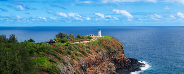 The Kilauea Lighthouse and Wildlife Refuge is an ecologically significant site located on the northern coast of the Hawaiian island of Kauai. An historic beacon, stands tall on a dramatic promontory.