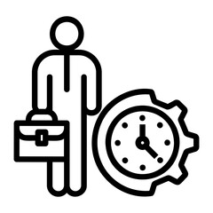 Obraz premium work experience Line Icon