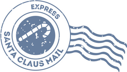 Santa Claus Mail Postage Stamp