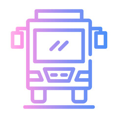 gold growth Line Gradient Icon