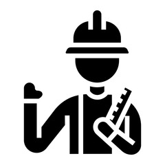 civil engineers Solid icon