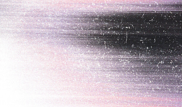 Glitch horizontal screen overlay with scan lines effect on transparent background, rough banding texture, analog television distortion, old monitor interference, computer signal noise