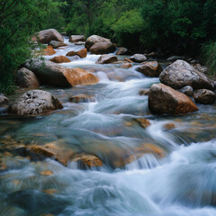 stream in the forest