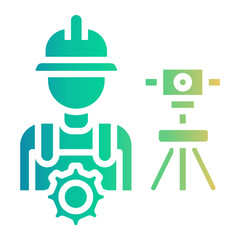 civil engineers Gradient icon