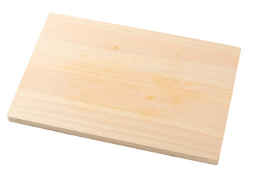 透明背景（png）に汚れのついた木製のまな板