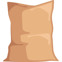 A Single Brown Paper Bag With A Transparent Background Ideal For Retail Packaging And Storage Solutions