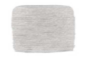 Grey paint brush stroke background with rough texture and rounded corners, transparent isolated grunge art element