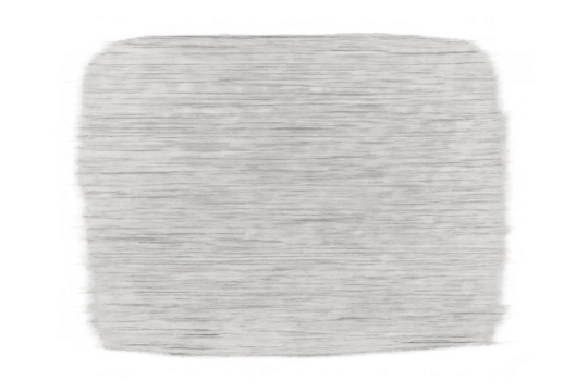 Grey paint brush stroke background with rough texture and rounded corners, transparent isolated grunge art element