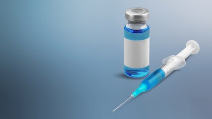 Ketamine in a vial, dangerous to health medicicne