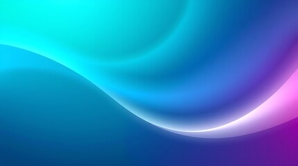 Futuristic Teal Blue Blurred Light Gradient Abstract Texture