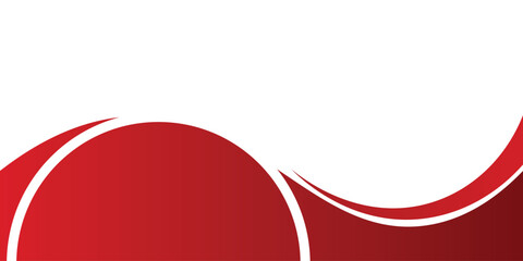 Abstract red waves are flowing on black and white background. red line background curve element.