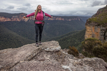 Woman feeling good out in nature
