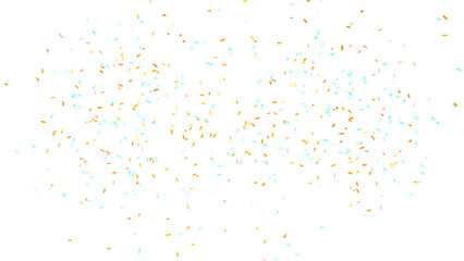 Party Celebration Confetti Transparent Overlay. Colorful Confetti Falling Isolated PNG. Multicolor Confetti Transparent Background. bright confetti isolated on transparent bg