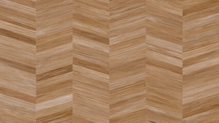 Seamless light brown wooden chevron pattern flooring texture with natural grain details